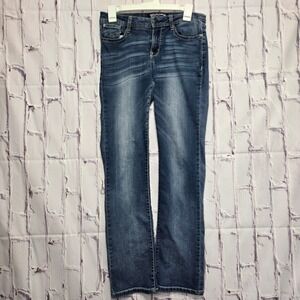 Wallflower Legendary Fit Bootcut Jeans Size 7 Medium Wash Blue Casual Pockets